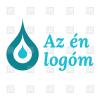 Víz csepp öntözés környezetvédelem logó