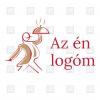 Gasztronómia pincér logó